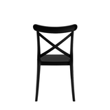 Trancoso Black Cafe Chair - Outdoor Furniture Fab Habitat