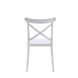Trancoso White Restaurant Cafe Chair - Outdoor Furniture Fab Habitat