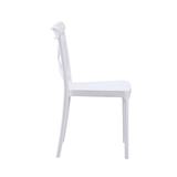 Trancoso White Restaurant Cafe Chair - Outdoor Furniture Fab Habitat