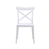 Trancoso White Restaurant Cafe Chair - Outdoor Furniture Fab Habitat