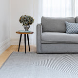 Denver Grey and Ivory Modern P.E.T Indoor Outdoor Rug - Outdoor Rugs Fab Habitat