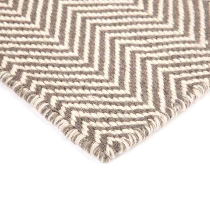 Herringbone Ash Grey Indoor Outdoor Area Rug - Outdoor Rugs Fab Habitat