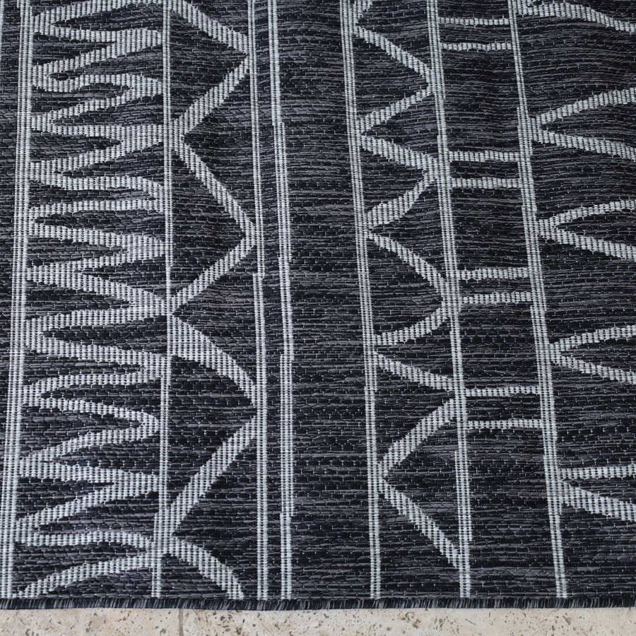 Perla Tribal Polypropylene Outdoor Large Rug - Outdoor Rugs Fab Habitat