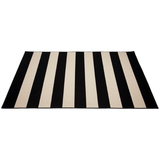 Nyoma Black Striped Outdoor Rug - Outdoor Rugs Fab Habitat
