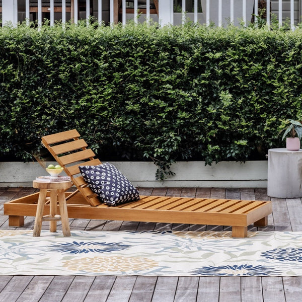 Nicosia Floral Polypropylene Outdoor Rug - Outdoor Rugs Fab Habitat