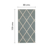 Tucson Aqua Green Polypropylene Outdoor Rug - Outdoor Rugs Fab Habitat
