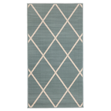 Tucson Aqua Outdoor Floor Mat - Outdoor Rugs Fab Habitat