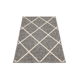 Tucson Grey Diamond Pattern Polypropylene Outdoor Rug - Outdoor Rugs Fab Habitat