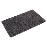 Polycot Black Bathroom Mat - Fab Habitat , Doormats, 