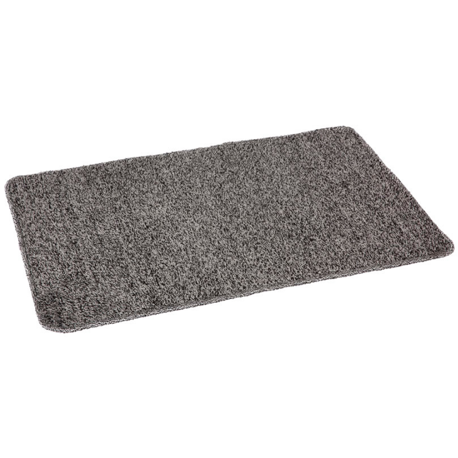 Polycot Grey Non Slip Kitchen Mat - Fab Habitat , Non Slip Kitchen Mats, 