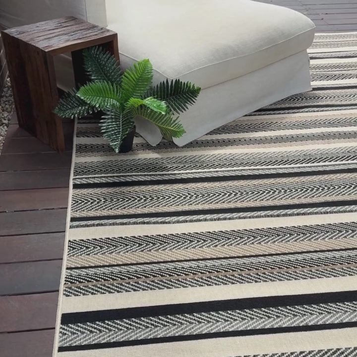 Zahra Striped Outdoor Rug