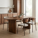 Purva Walnut Finish 190cm Dining Table