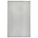 Kimberley Grey and White Diamond Recycled Plastic Outdoor Area Rug - Recycled Plastic Rugs & Mats Fab Habitat