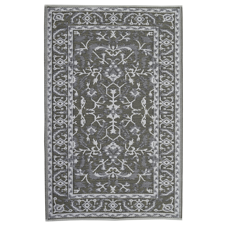 Nain Beige Recycled Plastic Reversible Large Outdoor Rug - Recycled Plastic Rugs & Mats Fab Habitat