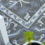 Nain Beige Recycled Plastic Reversible Large Outdoor Rug - Recycled Plastic Rugs & Mats Fab Habitat
