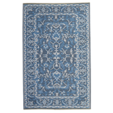Nain Blue Recycled Plastic Reversible Large Outdoor Rug - Recycled Plastic Rugs & Mats Fab Habitat