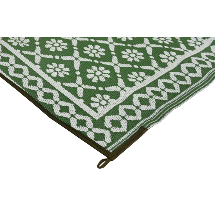 Ronda Sage Recycled Plastic Outdoor Large Rug - Recycled Plastic Rugs & Mats Fab Habitat