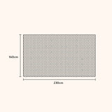 Ivory Anti Slip Rug Pad (160 cm x 230 cm) - Rug Underlay Fab Habitat