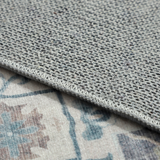 Anna Machine Washable Large Grey Rug - Rugs Fab Habitat