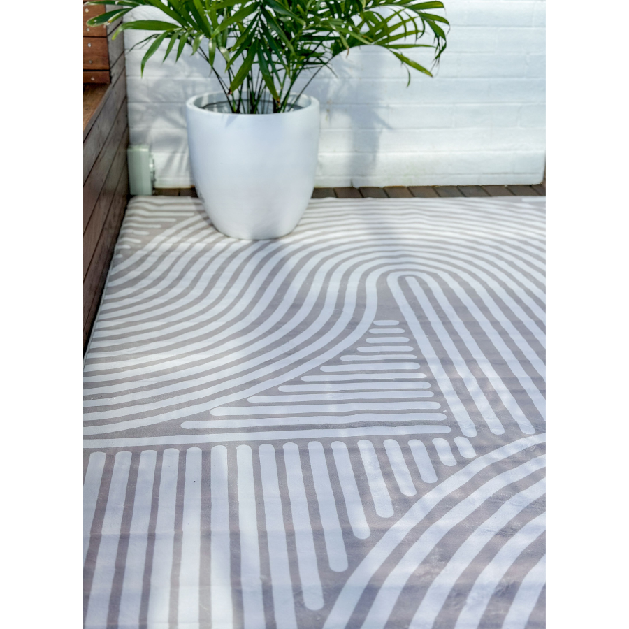 Kavi Beige Machine Washable Large Rug - Rugs Fab Habitat