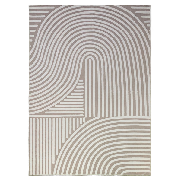 Kavi Beige Machine Washable Large Rug - Rugs Fab Habitat