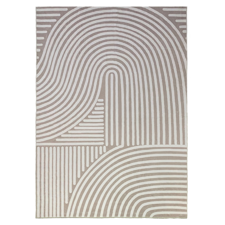 Kavi Beige Machine Washable Large Rug - Rugs Fab Habitat