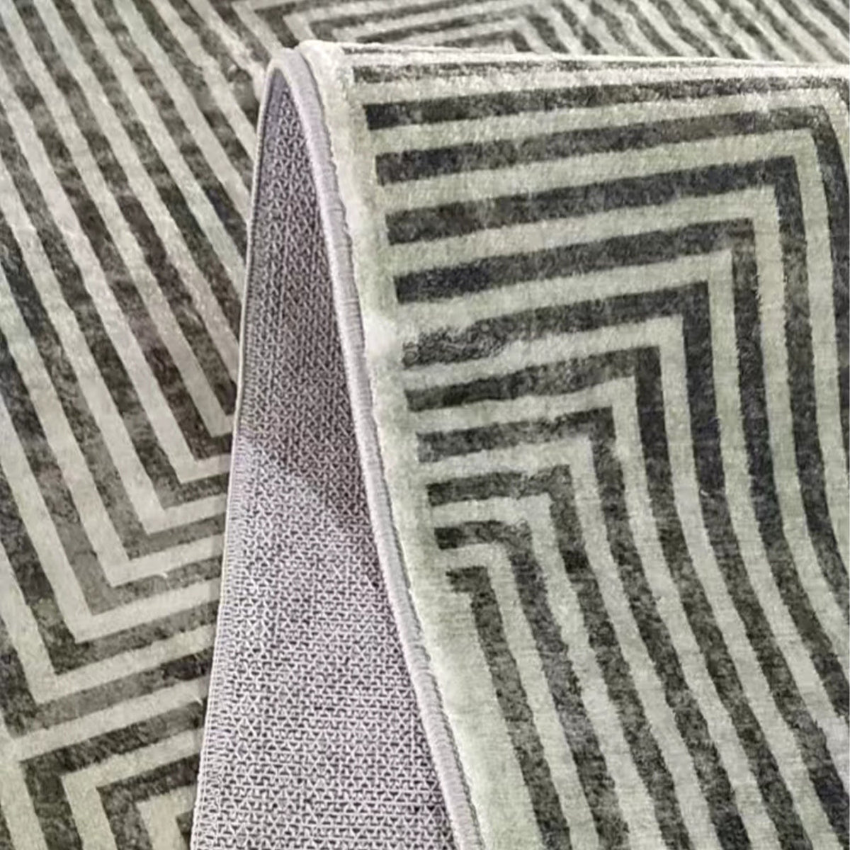 Pam Green Machine Washable Large Rug - Rugs Fab Habitat