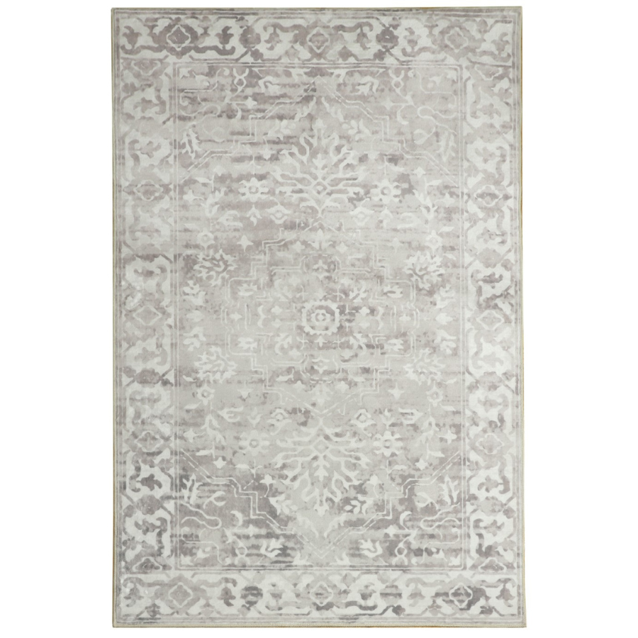 Shay Beige Machine Washable Large Polyester Indoor Rug - Rugs Fab Habitat