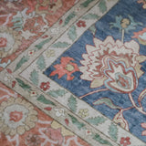 Vama Blue Machine Washable Large Carpet - Rugs Fab Habitat