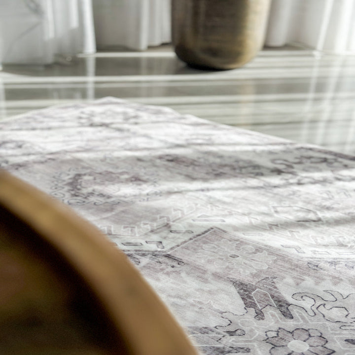 Kanchan Beige Machine Washable Rug - Rugs Fab Habitat