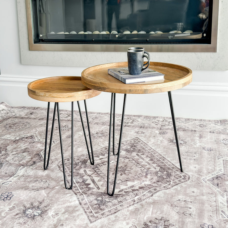 Kanchan Beige Machine Washable Rug - Rugs Fab Habitat