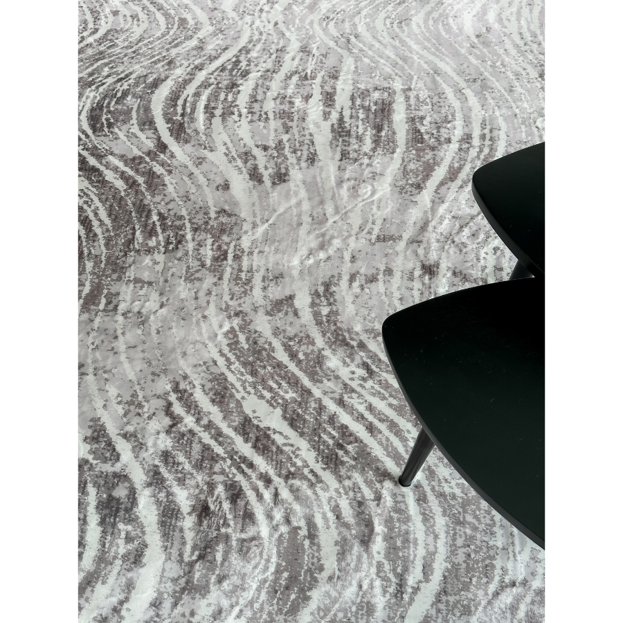 Shikhar Beige Modern Distressed Machine Washable Area Rug - Rugs Fab Habitat