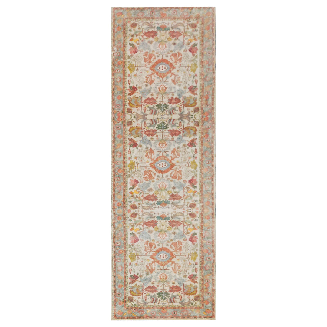 Buy Vama Multicolour Machine Washable Foldable Runner Rug Online