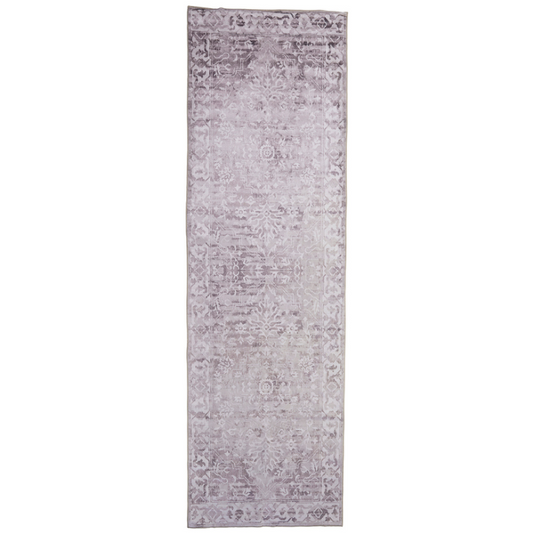 Shay Beige Traditional Distressed Machine Washable Runner Rug - Fab Habitat , Runners Rugs, 