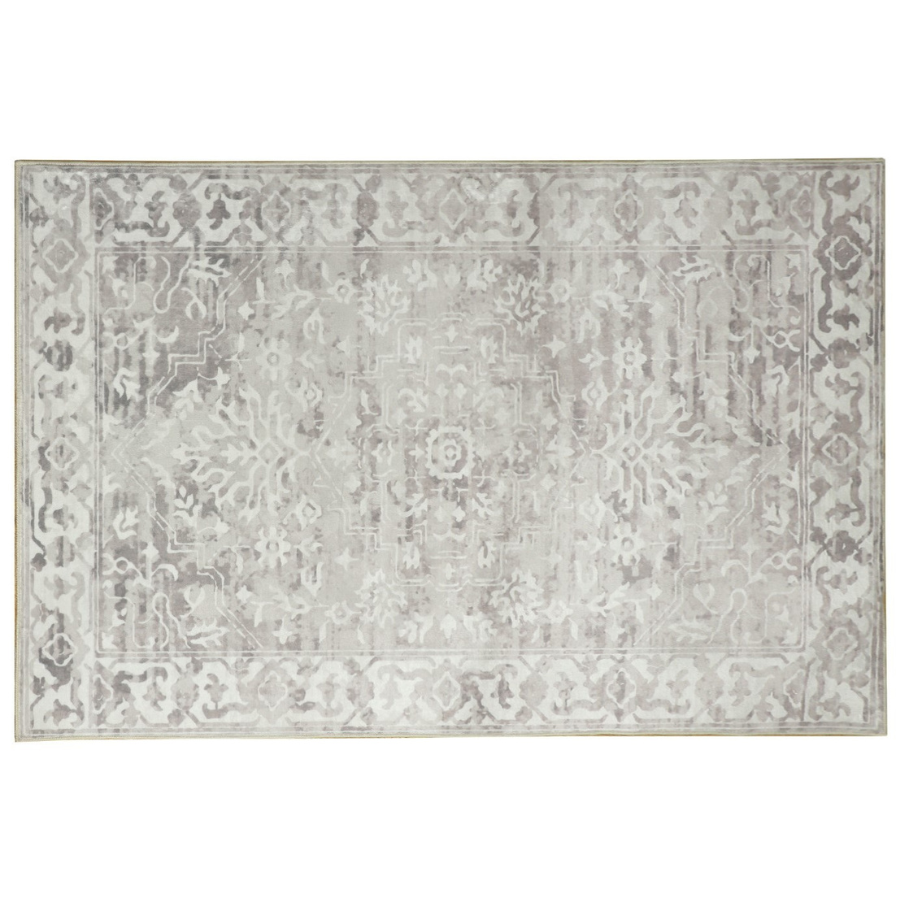 60 Cm X 180 Cm Shay Beige Machine Washable Non Slip Kitchen Mat - Fab Habitat , Machine Washable Kitchen Mats, 