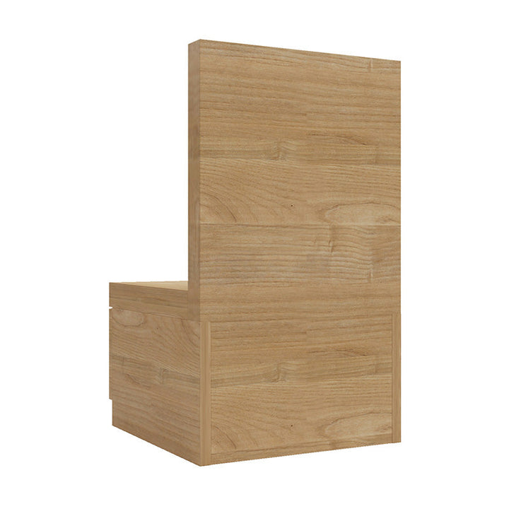 Fuji Natural Bedside Table with 1 Drawer - Side Tables Fab Habitat