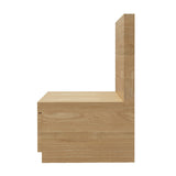 Fuji Natural Bedside Table with 1 Drawer - Side Tables Fab Habitat