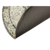 Susa Ivory Multicolour Distressed Round Area Rug - Soft And Plush Turkish Rugs Fab Habitat