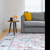 Ankara Multicolour Distressed Traditional Turkish Rug - Soft And Plush Turkish Rugs Fab Habitat