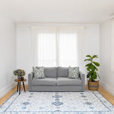 Susa Ivory Multicolour Traditional Soft Large Rug - Soft And Plush Turkish Rugs Fab Habitat