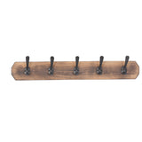 Caelum 60cm Wood and Metal Wall Hook - Wall Hooks Fab Habitat