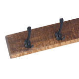 Ursa 60cm Wood And Metal Wall Hook - Wall Hooks Fab Habitat