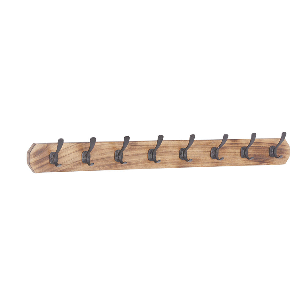 Caelum 90cm Wood and Metal Wall Hook - Wall Hooks Fab Habitat