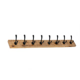 Ursa 90cm Wood And Metal Wall Hook - Wall Hooks Fab Habitat