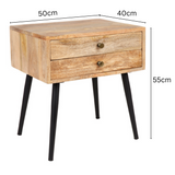 Zen Round Side Table – Compact Timber Side Table – Buy Online in Australia